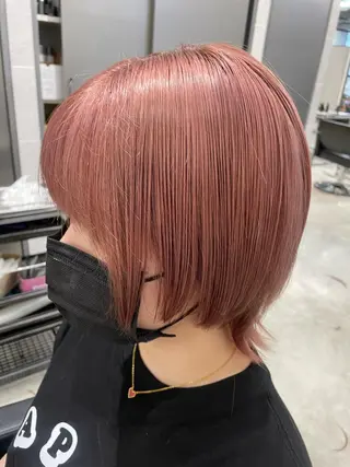 ショート カラー 透明感カラー✨艶髪 制作🌱山根あゆみのヘアスタイル