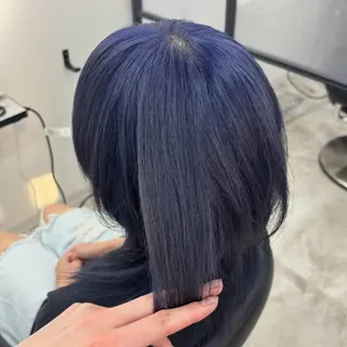 セミロング カラー Ren. 🦋デザインカラーのヘアスタイル