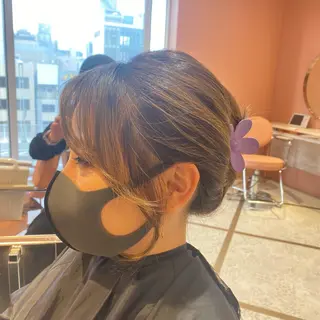 韓国・網紅 🦋HONOKA🦋のヘアスタイル
