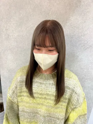 セミロング カラー Kisai  BUZZ所属・波多野 芽衣のヘアスタイル
