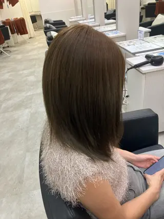 ミディアム カラー 冨江 弘貴のヘアスタイル