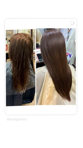 天王寺区🌟大好評バ ッサリ◎美髪改善矯正のヘアスタイル