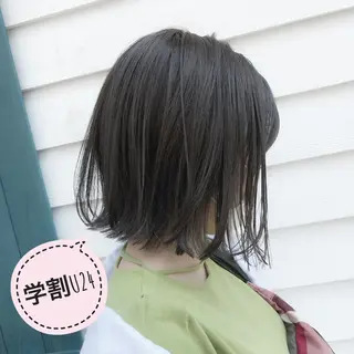 ミディアム 山崎 俊介のヘアスタイル