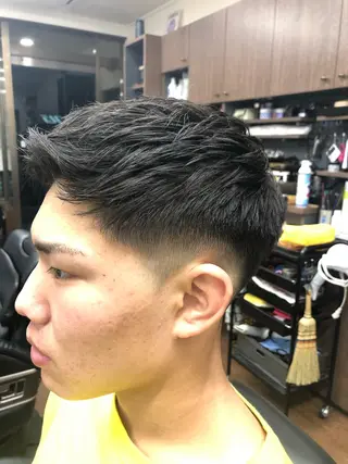 ショート メンズ 理容オクムラ所属・【メンズ専属スタイリ スト】奥村　篤史のヘアスタイル