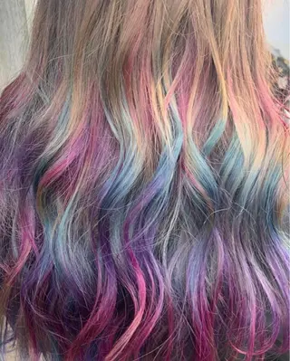 ロング カラー 原宿サロン代表 デザインカラー伊藤卓のヘアスタイル