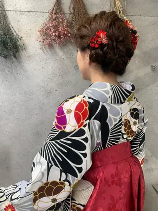 ヘアアレンジ にった みずきのヘアスタイル