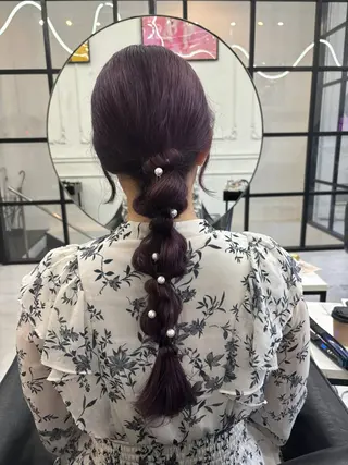 ロング MaisonHALU さくらのヘアスタイル