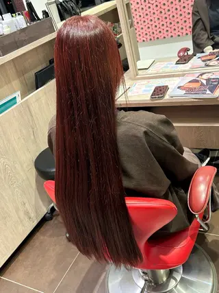 ロング 長澤 結妃のヘアスタイル