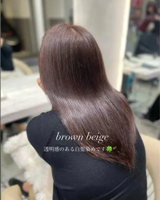 カラー londnaitre 乙川友杏のヘアスタイル