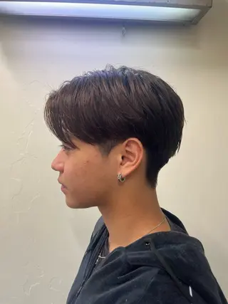 ショート パーマ メンズ 韓国風メンズ/毛流れ ヘアなら須田龍世のヘアスタイル