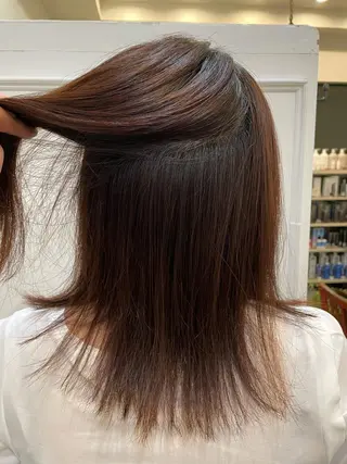 ミディアム 畠山 渚のヘアスタイル