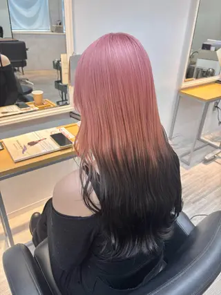 ロング カラー くさかみさき🌼暖色 /耳つぼ/オタク🌼のヘアスタイル
