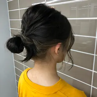 セミロング カラー 辻堂メンズ特化 YU-YAのヘアスタイル