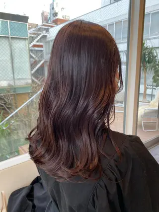 セミロング カラー sand yokohama所属・✨️今だけ無料✨️ 鶴田みなみのヘアスタイル