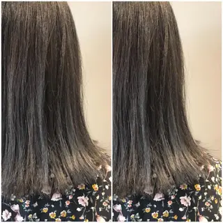 ミディアム カラー オリーブ透明感カラー 表参道/MIKUのヘアスタイル