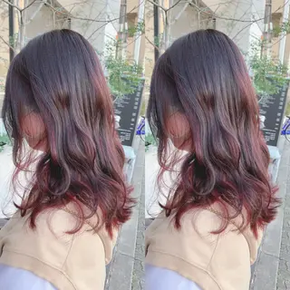 ミディアム カラー 似合わせ/ブリーチ カラー.岡田友仁のヘアスタイル