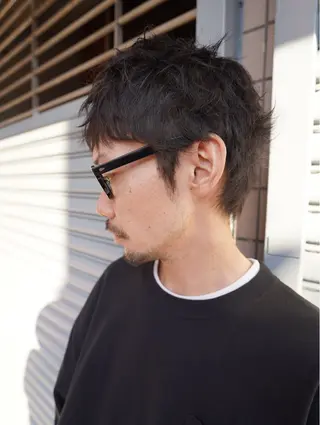 ショート パーマ メンズ YOHEI【メンズ/ パーマ/メンズ特化】のヘアスタイル