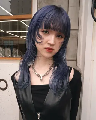 セミロング カラー デザイン/レイヤー Kaito🐩/栄のヘアスタイル