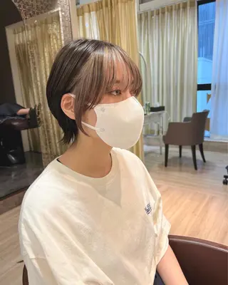 ショート レイヤーヘア/パーマ 村中　仁人のヘアスタイル