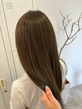 セミロング カラー CHAINON×FeM#所属・名駅/sHiHo/透 明感カラー✨🎀/のヘアスタイル