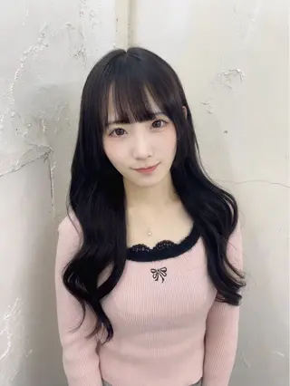 ロング カラー 🫧miyu/カラー エクステ難波🐇ྀིのヘアスタイル