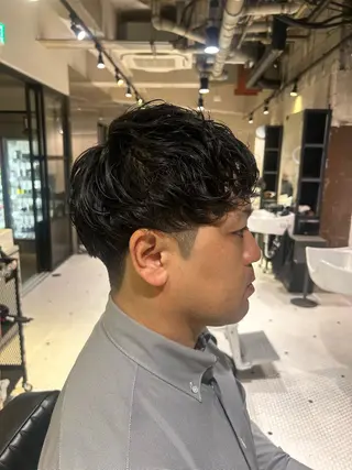 ショート FRANK’S BARBE(E)R THE STAND.所属・飯田橋メンズカット 高橋琴音のヘアスタイル