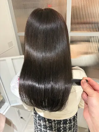 セミロング 銀座No.1髪質改善 縮毛矯正/本木のヘアスタイル