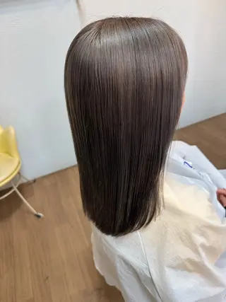 ミディアム カラー ANSA  hair 椥辻店所属・ANSA  hair かいりのヘアスタイル