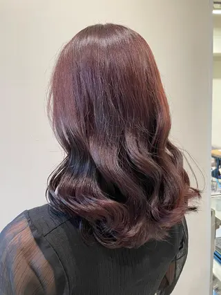 ミディアム カラー ボブ/インナーカラー /眉毛/Miyuのヘアスタイル