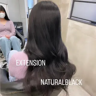 ロング カラー エクステ🩵ブリーチ 韓国ヘア🩵KAEのヘアスタイル