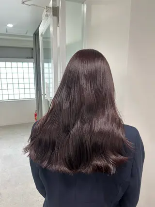 ロング カラー 愛結 暖色カラー🎀🩰のヘアスタイル