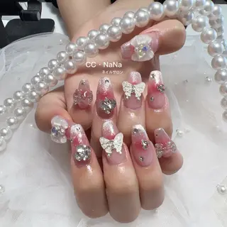 ネイル 💎CC・NaNa 韓国風ネイル🌙Cのネイルデザイン