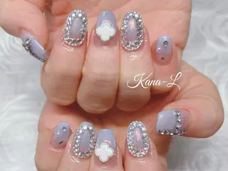 カラー ネイル 芦辺 香奈のネイルデザイン