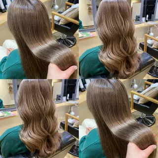 ロング カラー 艶カラー/韓国顔周り 🎀mamiのヘアスタイル