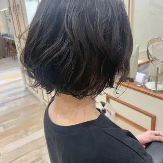 パーマ ボブ/美髪矯正 /佐藤　奈巳のヘアスタイル