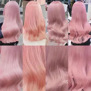 セミロング カラー ヘアアレンジ メンズ 韓国ヘア特化💍 tiam💍ブリーチのヘアスタイル