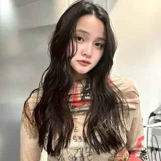 ロング カラー 銀座/髪質改善カラー /ボブ/本田 聖のヘアスタイル