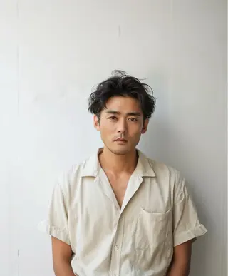 メンズ ハイライトデザイン 特化/表参道/みづきのヘアスタイル