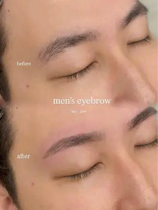メンズ アイブロウ 朝倉 梨湖のマツエク・マツパデザイン