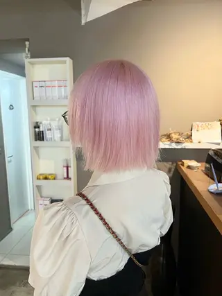 ミディアム カラー daiki 原宿のヘアスタイル