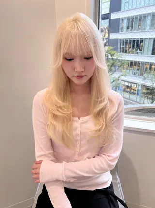 ロング euphoria新宿通り所属・新宿❤︎ yume🎀のヘアスタイル