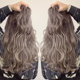 ロング カラー Scrap Balance所属・林 あいこのヘアスタイル