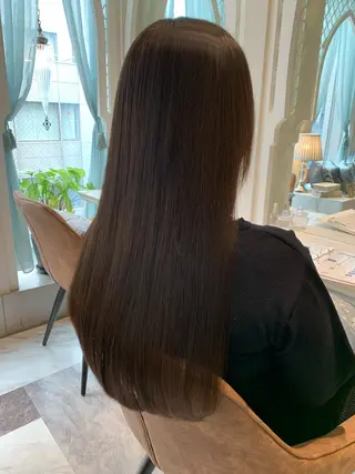 ロング レイヤーカット/ 顔周り 五島巨幹のヘアスタイル