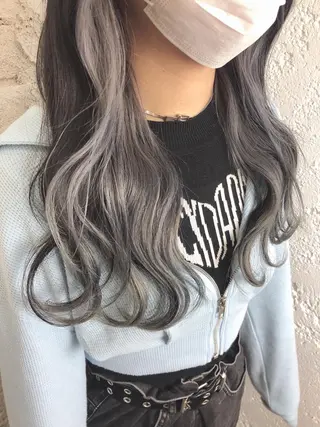 ロング カラー ️❤️透明感カラー Yūka❤️のヘアスタイル