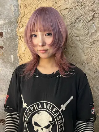 ロング カラー haco＋所属・圧倒的デザイン力 店長🎨RENAのヘアスタイル