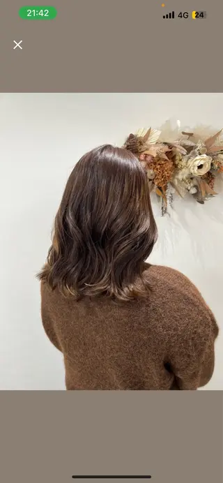 ミディアム 透明感/レイヤー💎 髪質改善/希美のヘアスタイル