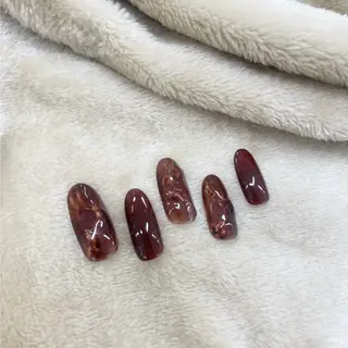 ネイル ⭐︎休業中の練習⭐︎ JNA認定講師髙橋のネイルデザイン