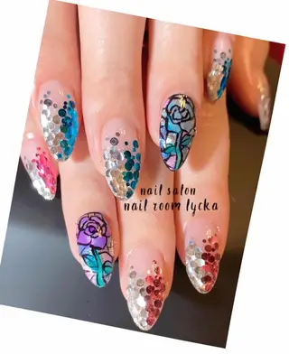 ネイル ﾈｲﾙﾙｰﾑﾘｯｶ 𝐦𝐚𝐲𝐮のネイルデザイン