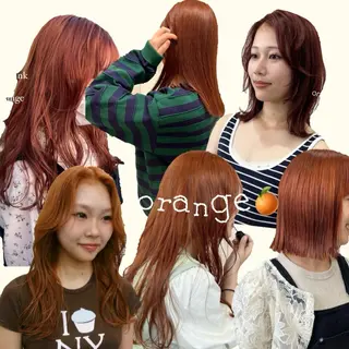 ロング カラー arisa/暖色 /伏見/レイヤーのヘアスタイル