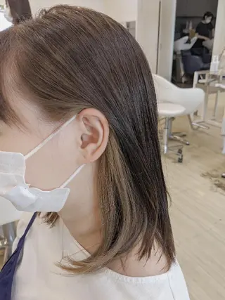 カラー 池田 恵久美のヘアスタイル